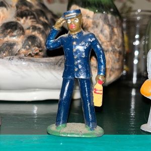 vintage Black Americana barclay manoil lead toy soldiers Porters